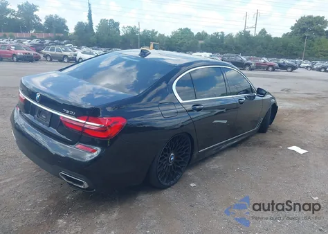 2019 BMW 750I xDrive из США, поврежденный, VIN WBA7F2C53KB240437